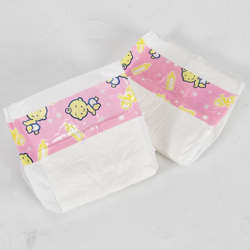 Nezha Baby Doll Diaper Play Set - Simulation Diapers for Children's Playhouse