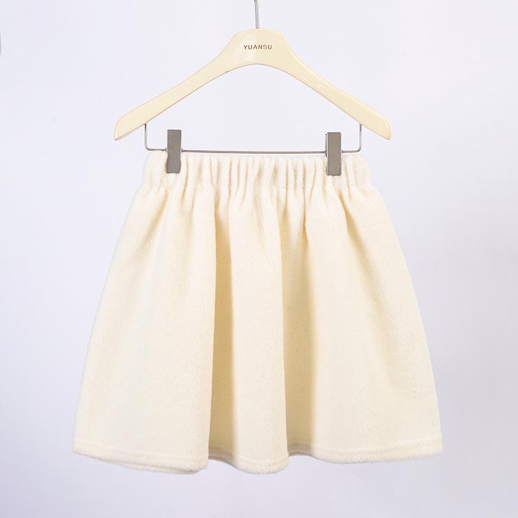 

Fei Yuan Women s Versatile Wool A-line Skirt - Solid Color, Anti-Exposure, Fluffy, Short Skirt for Autumn/Winter, Small Size One Size абрикосовый