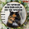 Metal Cat Wall Decor Tin Sign Gift For Friend 15x30cm Vintage Home Art