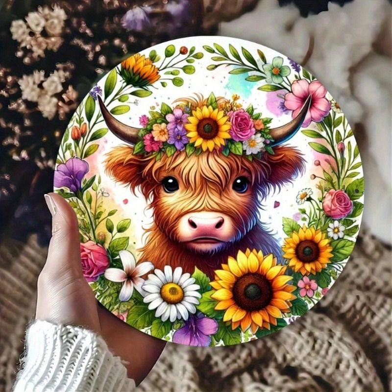 Metal Wall Decorative Paintings for Kitchen Farm Cafe Interior