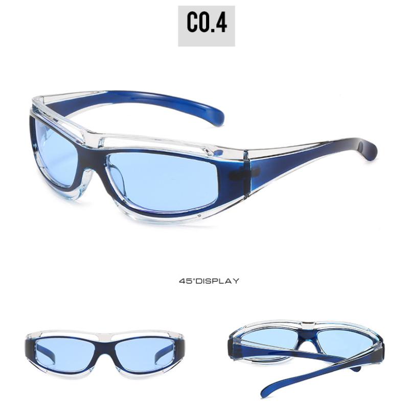 Glasses Punk Style Sunglasses for Men Y2k Eyewear Future Technology Sense Sunglasses Trend Goggles Shades for Female Male