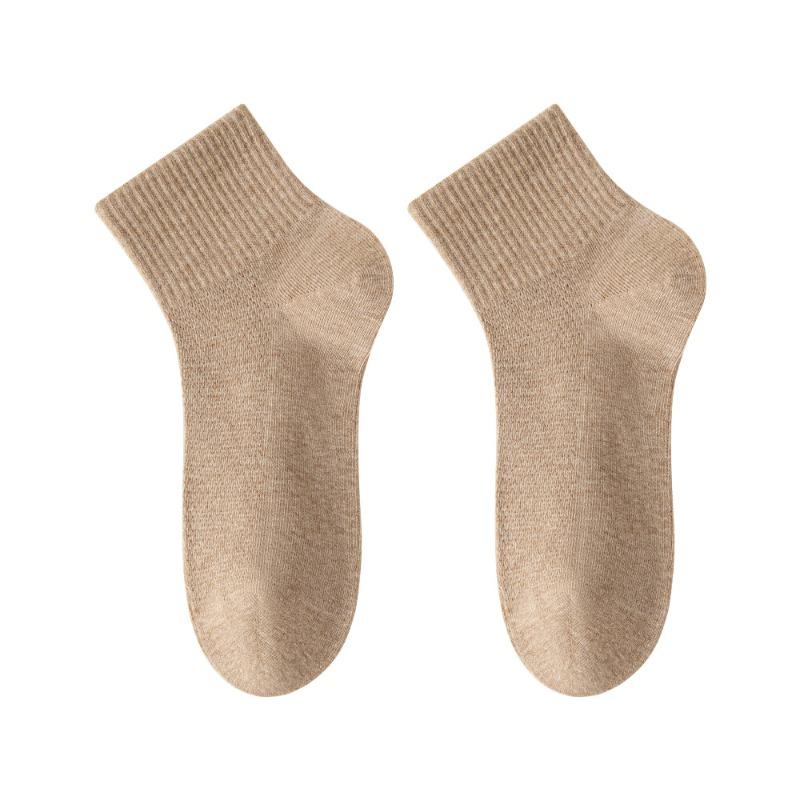Men's Summer Thin Mesh Cotton Breathable Sweat Absorbing Deodorant Socks