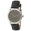 Burberry The City Grey Dial Black Leather Strap Watch for Men BU9030