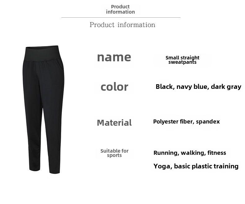 Damen High Waist Schnelltrocknende Yogahose mit Tasche - Gerades Bein, Herbst/Winter Fitness Leggings