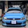 MAXTON Style Glossy Black Car Front Bumper Splitter Lip For Volkswagen Golf 7.5 GTI 2017-2020 Front Bumper Lip Diffuser BodyKits