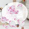 Doll Stroller with Canopy Trolley Push Cart Toy for Children Kids Girls Boys