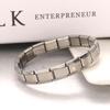 Modisches Titanstahl Verstellbares Graviertes Armband: Stilvolles, Vielseitiges und Elastisches Design