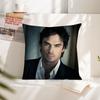 Schauspieler Damon Salvatore Kissenbezug Quadratisches Kissenbezug Schlafzimmer Sofa Zimmer Dekoration Lässiger Kissenbezug