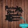 Sturdy Puerto Rico Pride Wall Decor Lively Boricua Heritage Sign for Living Room Patio