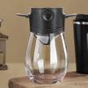 Folding Portable Hand Brewed Coffee Dripper Cone, for Drip Coffee and Tea with Stainless Steel Holder, No Filter Paper