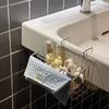 304 Stainless Steel Sink Drain Basket with Hanger Sink Drainer Rack  Brush Organizer