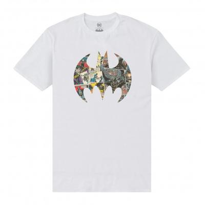 Batman Unisex Adult Comic Logo T-Shirt