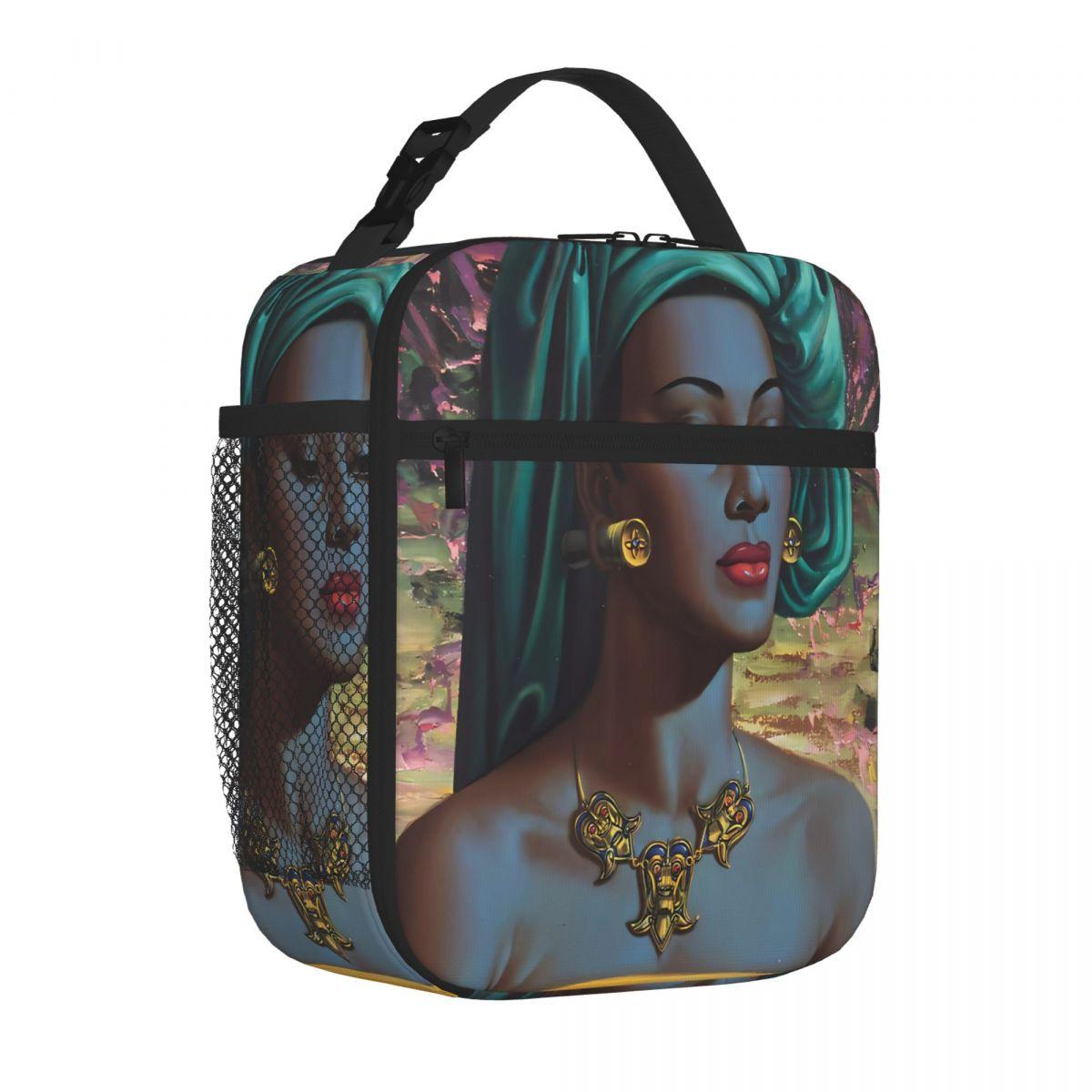 Bestselling Vladimir Tretchikoff Vintage Painting Embossed Insulated Tote Office Homemade Meal Large Lunch Bag One Size