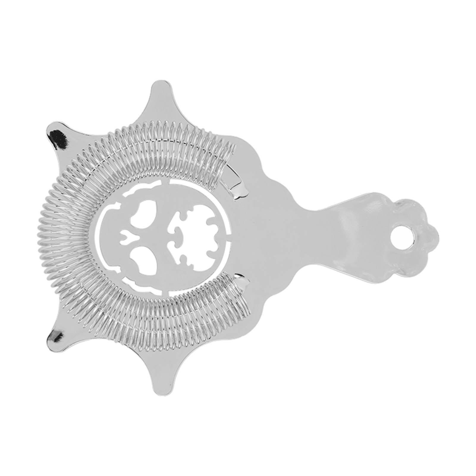 Bar Strainer Stainless Steel Detachable Cocktail Strainer for Professional Bartenders and Mixologists Silver