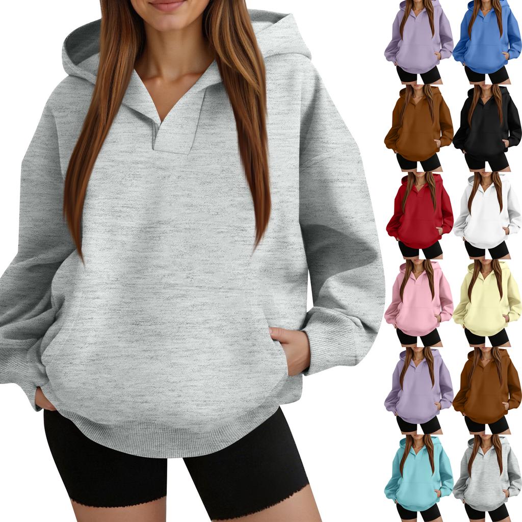 Women's Fashion Women's Lightweight Long Sleeve Pullover With Pockets Preppy Graphic Hoodie