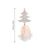 1Pc Atmosphere Holiday Feather Pendant Christmas Pendant Gift Christmas Feather Decoration Christmas Elements