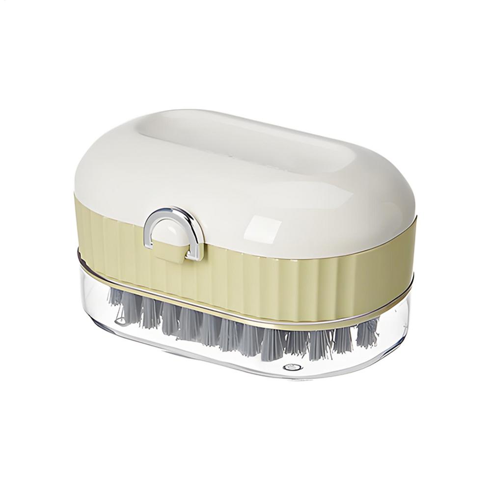 

Мыльница с крышкой 2-в-1 мыло футляр для хранения ящик с роликовой щеткой многофункциональный для стирки кемпинга спортзала уборка раковины