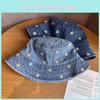 Japanese Ins Embroidered Daisy Bucket Hat With Sun Protection For Summer Casual Wear