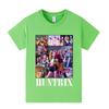 A1223 Kids Boys Girls Kpop Rumi Zoey Mira Print Short Sleeves T-shirt