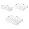 Large Capacity 10/20/30 Grids Plastic Fridge Egg Holder Freezer Tray Box Storage Container Case Kitchen Egg Organizer