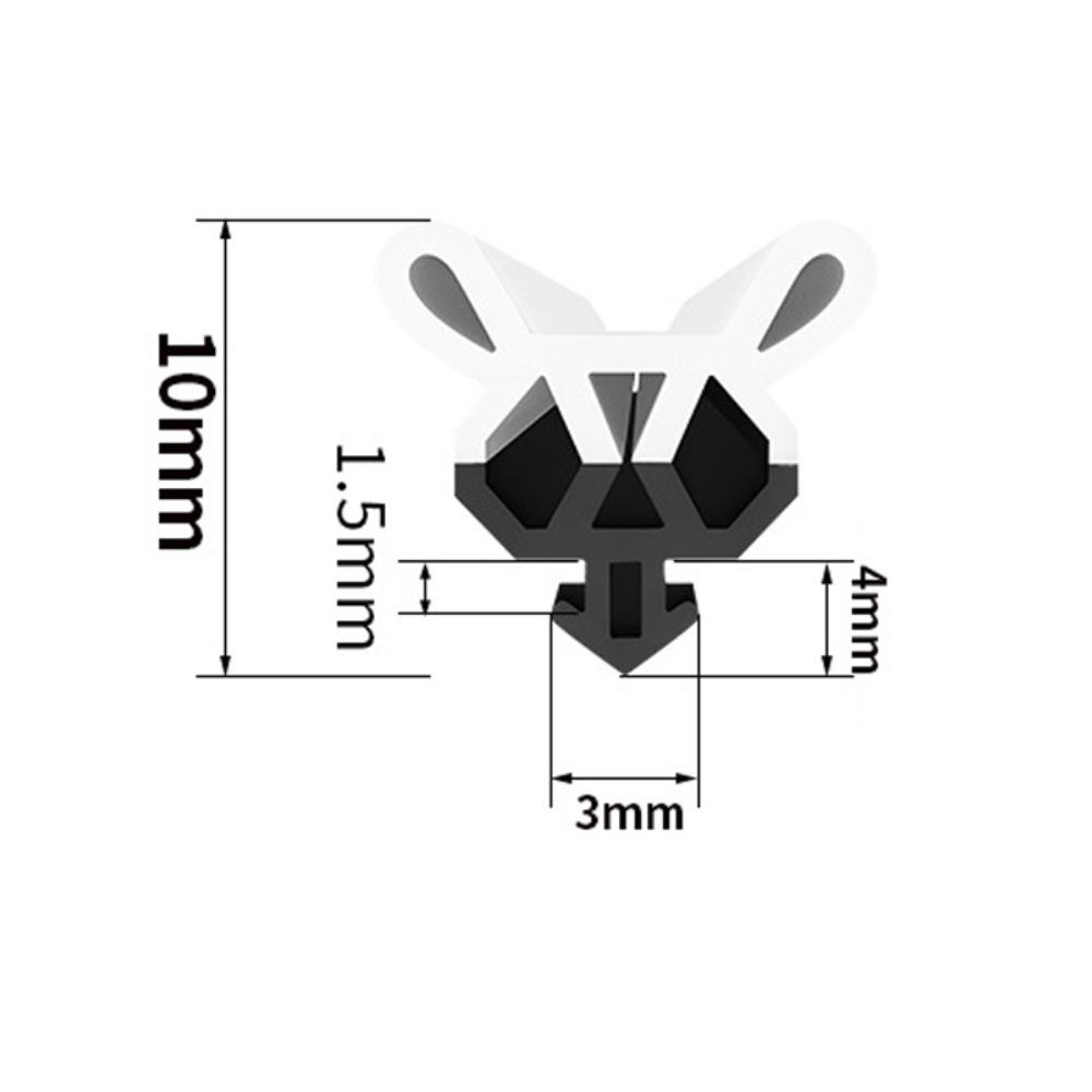 4M Высококачественная TPE Уплотнительная Лента для Окон Гибкая Звукоизоляционная Погодная Уплотнительная Лента Противоударная Ветрозащитная Погодная Уплотнительная Лента