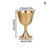 1Pcs S/M/L Vintage Brass Mug Red Wine Glass Good Gloss Copper Portable Smooth Edge Water Beer Cup Drinkware For Party Bar