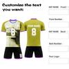Kit magliette personalizzate uomo e ragazza con nome e numero maglie da calcio personalizzate per ragazzi tuta da allenamento