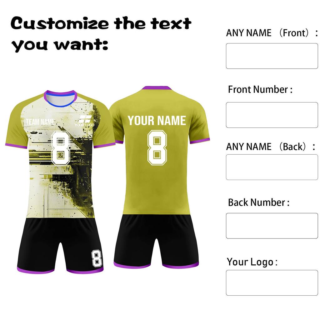 Kit magliette personalizzate uomo e ragazza con nome e numero maglie da calcio personalizzate per ragazzi tuta da allenamento
