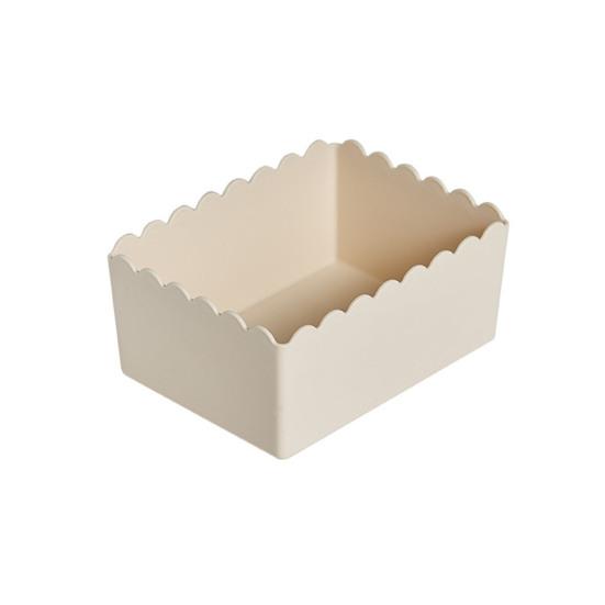 

Storage Box Large Capacity Plastic Organizer Lightweight Drawer Storage Case for Hair Accessories Jewelry S білий