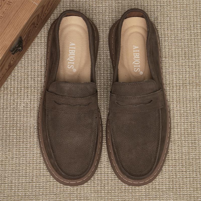 Italian Genuine Leather Men's Casual Shoes Fashion Business Loafers for Men Formal Shoes Designer Moccasins Lightweight Driving