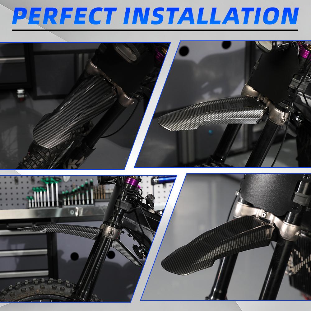 Plastic Modified Extended Longer Front Rear Tail Fender Universal Motorcycles For SURRON Sur-Ron Electric Bike Dirt Pit E-bike