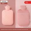 Hot Water Bottle for Warming, Plush Hot Water Bag for Stomach, Bed, and Hand Warming, Explosion-Proof, Suitable for Female Students and Menstrual