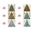 Rhinestones Painting Cards Creatrive Christmas Tree Card Holiday Greeting Cards Happy Holiday Cards Versatile Seasons Greetings