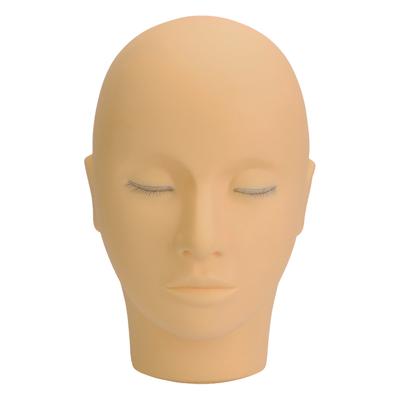 Eyelash Extension Mannequin Head 3 Layer Lashes Makeup Beauty Silicone Practice Training Doll Head