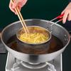 Stainless Steel Fried Sieve Basket Mesh Design Easy Clean Deep Frying Basket Round Shape Non-Stick Cooking Basket Home Kitchen