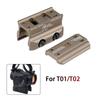 T01 T02 Red Dot Sight UNITY Fast Riser Mount Duty RDS R5 Offset Mount 45° Side Mount Optic Bracket Sight Scope Raiser Optic Base