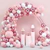 Metal Pink White Latex Colored Confetti Balloon 18 Inch 12 Inch Birthday Party Wedding Decoration Balloon