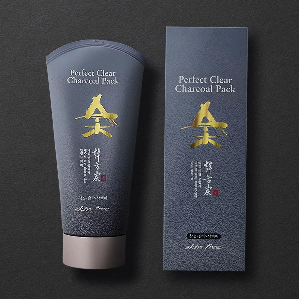 Skinfree Perfect Clear Charcoal Pack 120ml Peel-off Fine Hair Removal