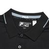 FILA Polo Shirts Men's Black Polo Collar Moderate Straight Fit F51M427106ABK