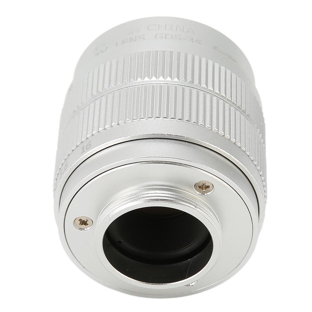 35mm 2/3 Manual Lens F1.7 Large Aperture Fixed Telecine Lens for C Mount Mirrorless Camera