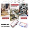160/295Pcs Stainless Steel Conical Washer Replacement Countersunk Head Tapping Screw Washer Easy to Installation