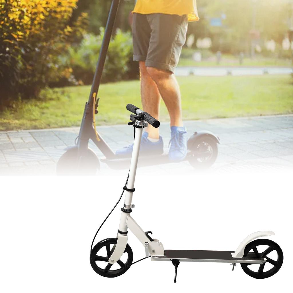 Scooter for Teens Adults Portable Foldable Scooter with Handbrake for Indoor Outdoor