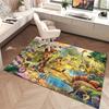 1Pc Dinosaur Rug - Home carpet Office Decorative Carpet For Living Room Bedroom Door Mat Floor Rug Computer Chair Area Rug