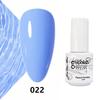 GELPOLISH Nail Art Set: Base, Top Coat, Transparent & White Gel Polishes