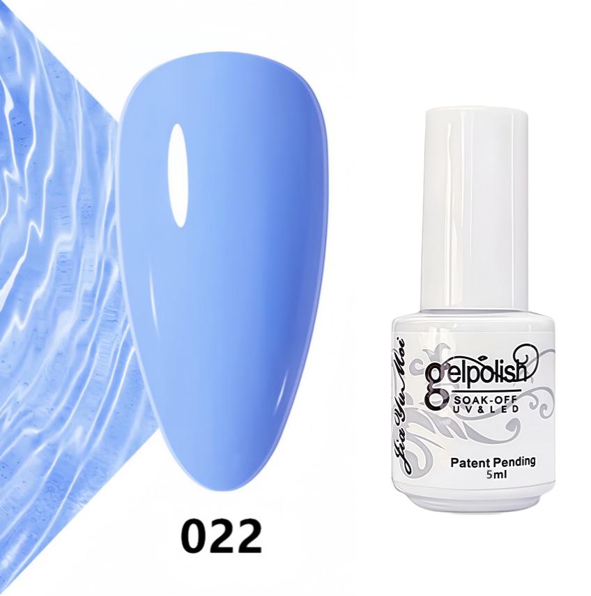 GELPOLISH Nail Art Set: Base, Top Coat, Transparent & White Gel Polishes