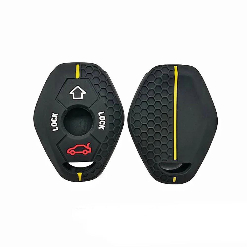 Silikon Fernbedienung Schlüsselhülle Für Bmw E46 E60 X5 E53 E63 E39 E38 X3 F83 Z3 Z4 M5 3 5 7 Serie 330i 325i Schlüsselhülle Autozubehör