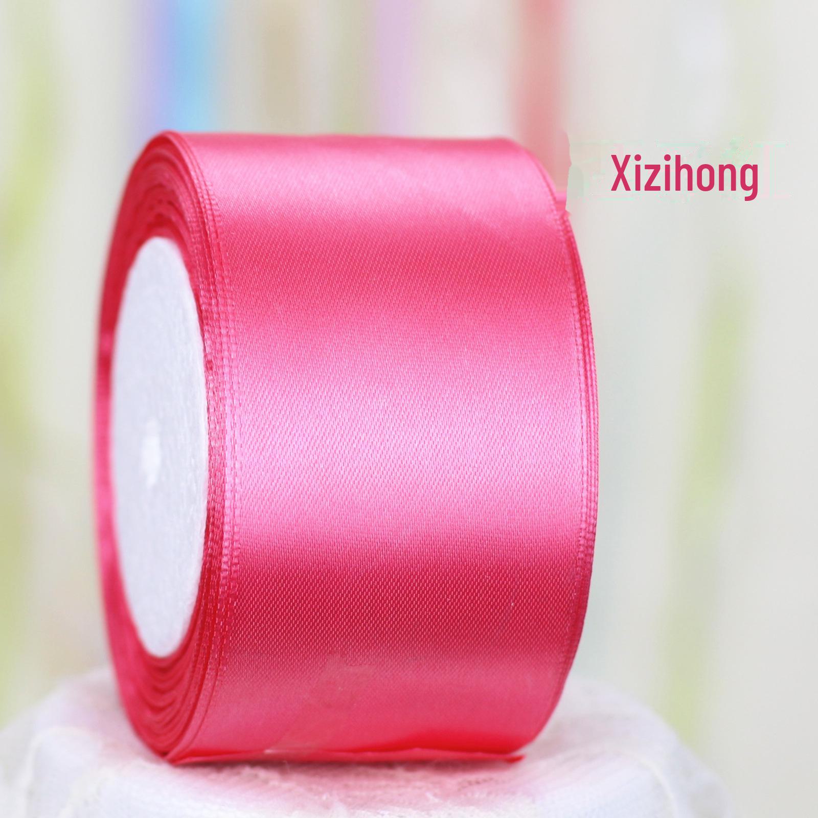 

5 см атласная лента-бантик для тортов и подарочных коробок 5cm 25y/roll