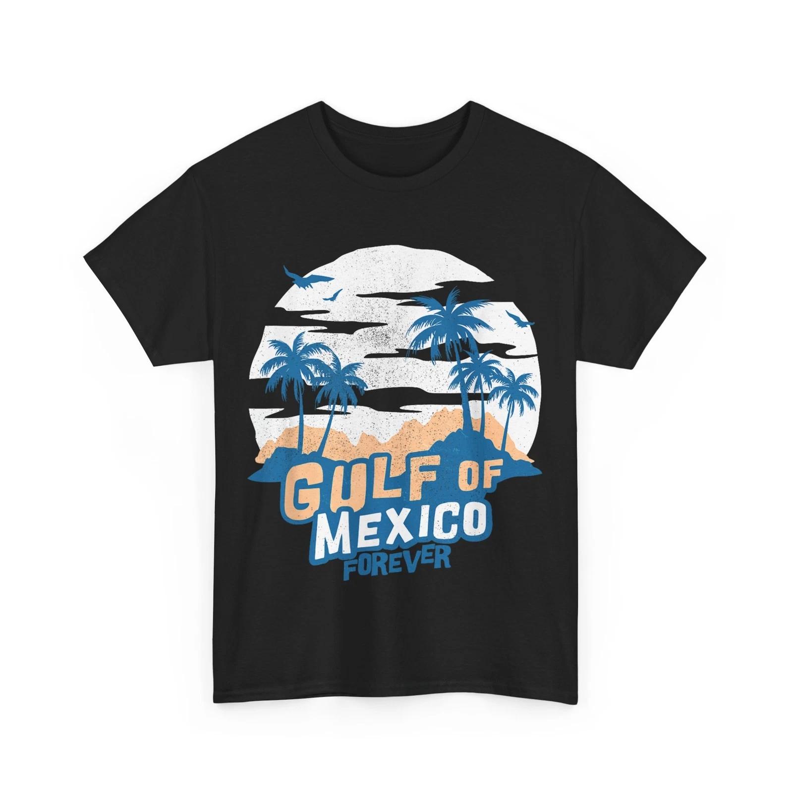 Gulf of Mexico Shirt, Gulf of Mexico Forever Palm Trees Beach Lovers T shirt 4XL