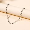 Alloy zircon necklace new light luxury niche jewelry women's simple fashion versatile collarbone chain