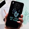 For Honor 50 Lite Case Black Cover Lion Wolf Silicone Soft Back Cases For Huawei Honor 50 Lite Pro Phone Case Protective Shell